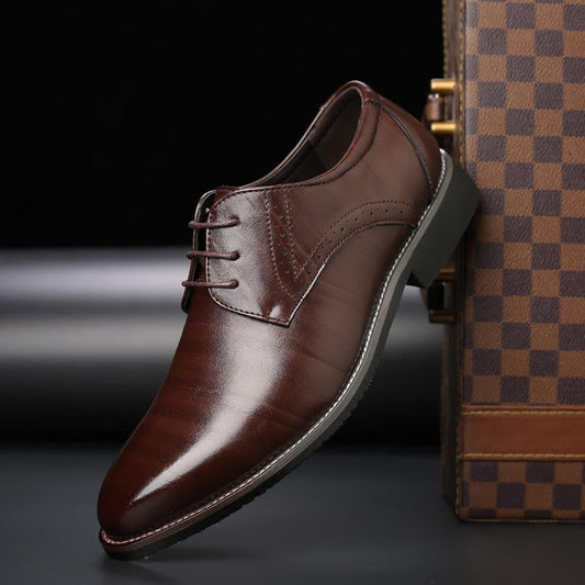 Cannon Polished Leather Derby Shoes_1