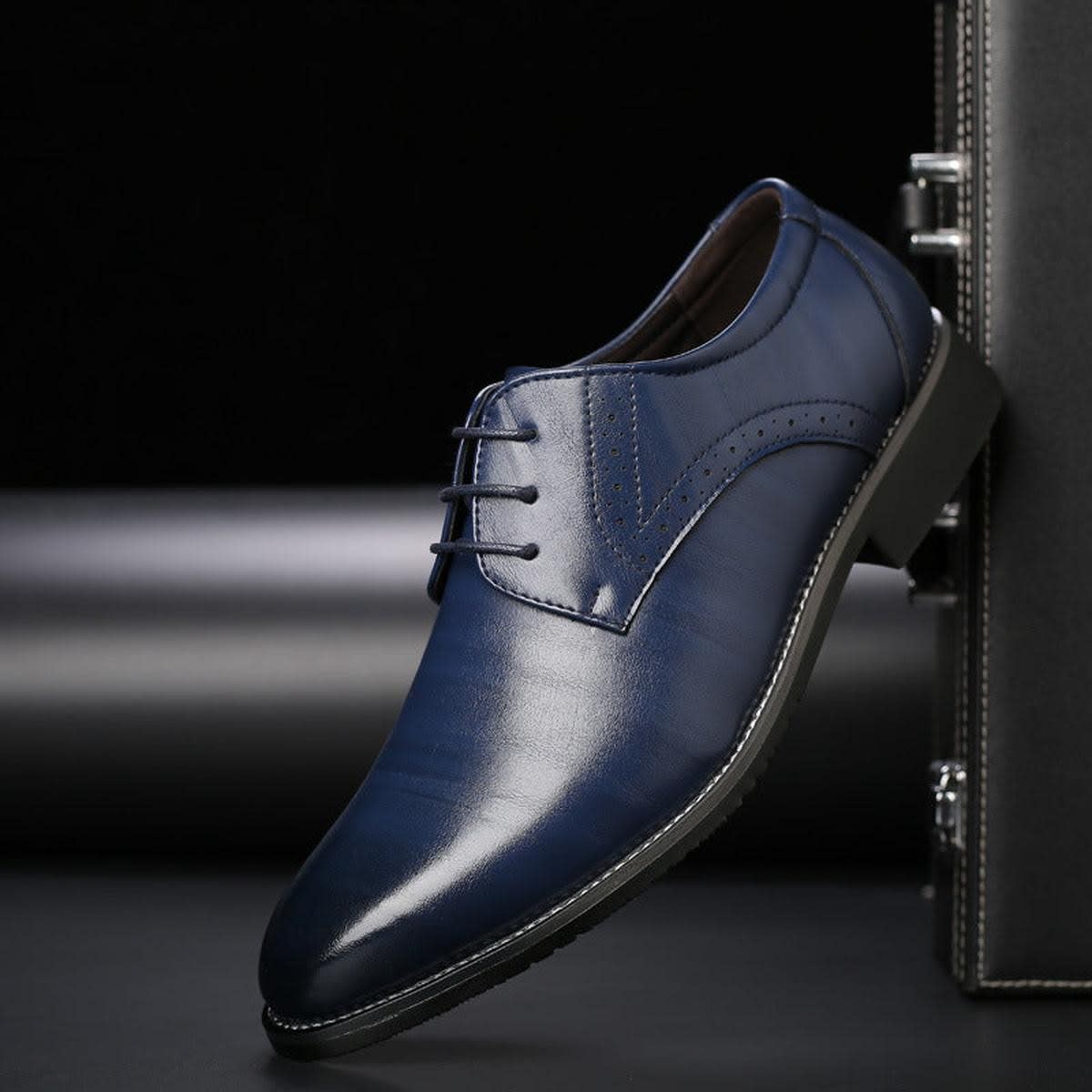 Cannon Polished Leather Derby Shoes