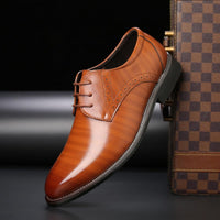 Cannon Polished Leather Derby Shoes