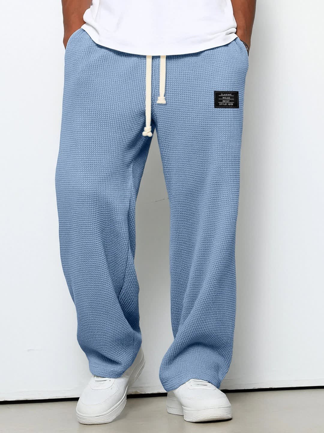 Odin Waffle Texture Drawstring Trousers_2