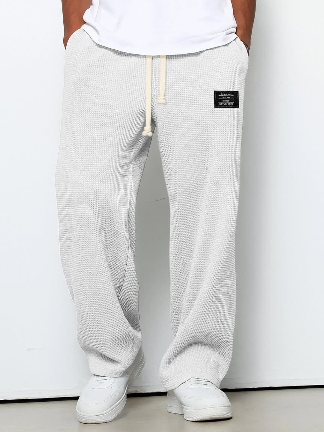 Odin Waffle Texture Drawstring Trousers_3