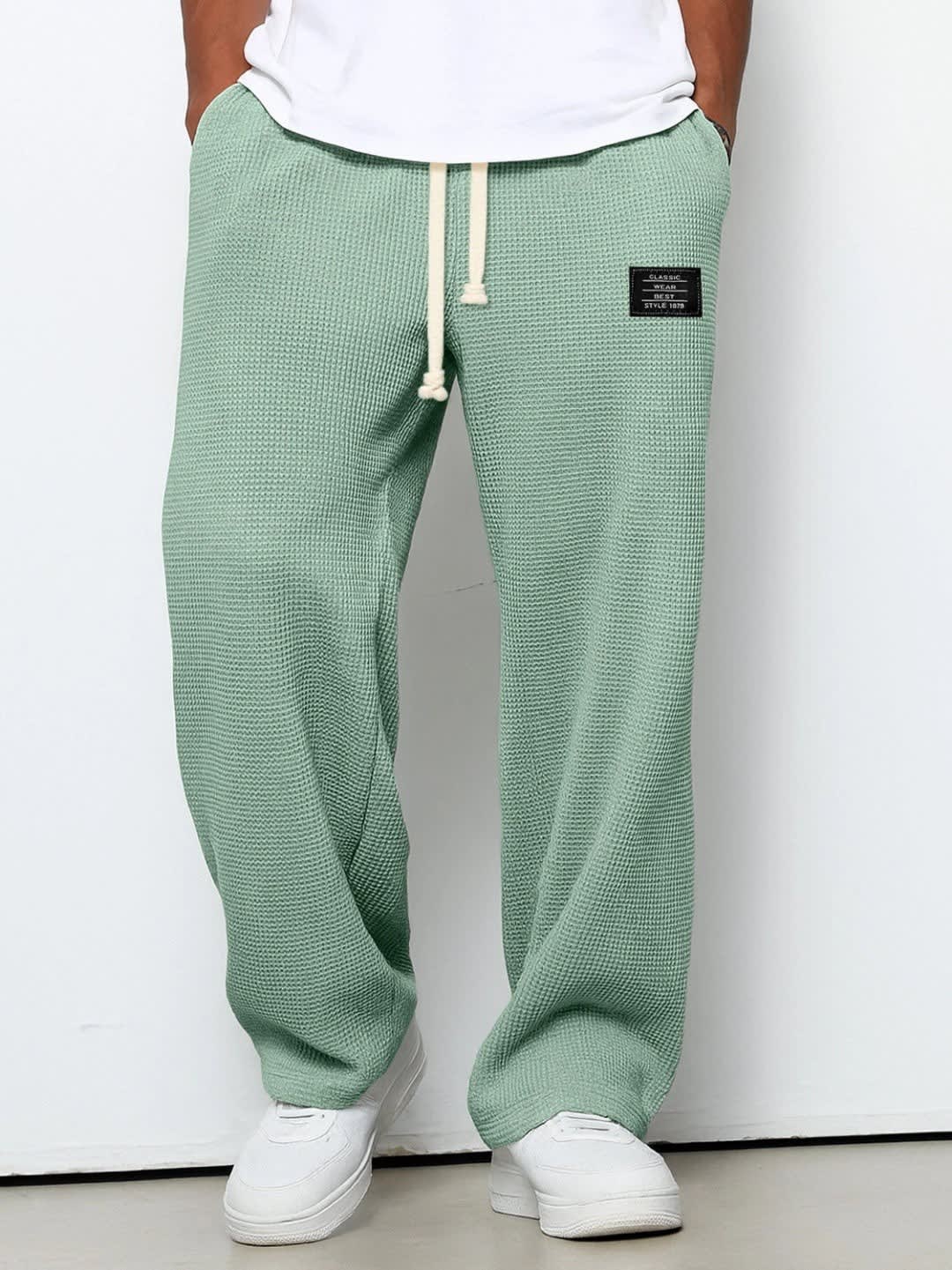 Odin Waffle Texture Drawstring Trousers_6