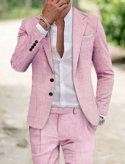 Matthew Textured Weave Two Piece Suit_3