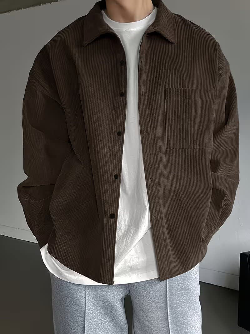 Rhett Corduroy Button Up Overshirt