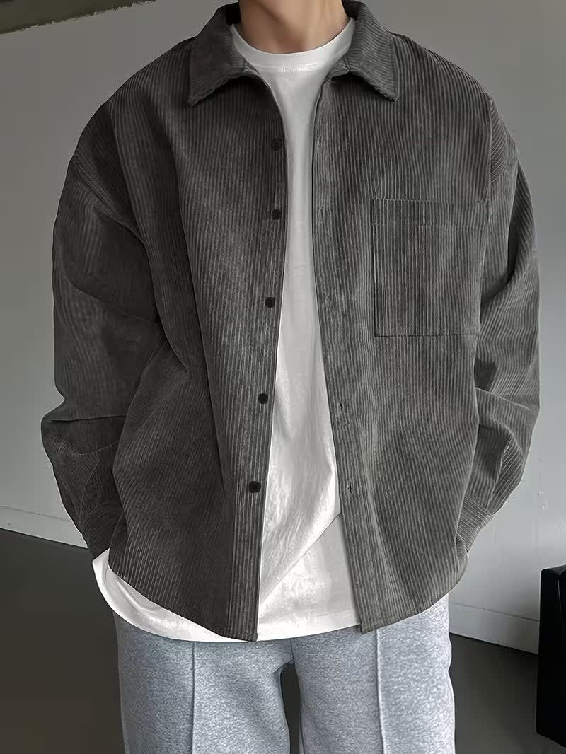 Rhett Corduroy Button Up Overshirt