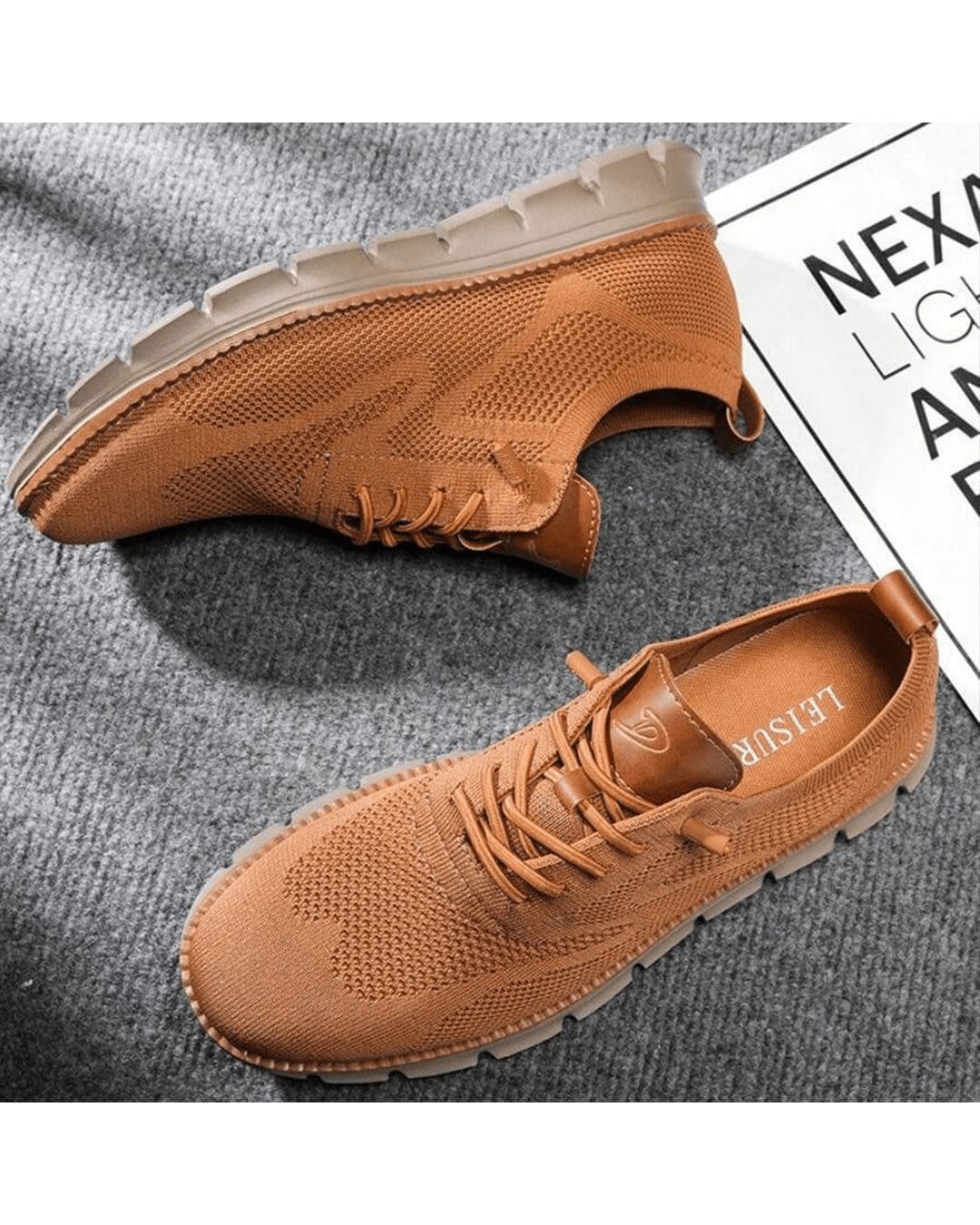 Dean Knit Mesh Lace Up Sneakers