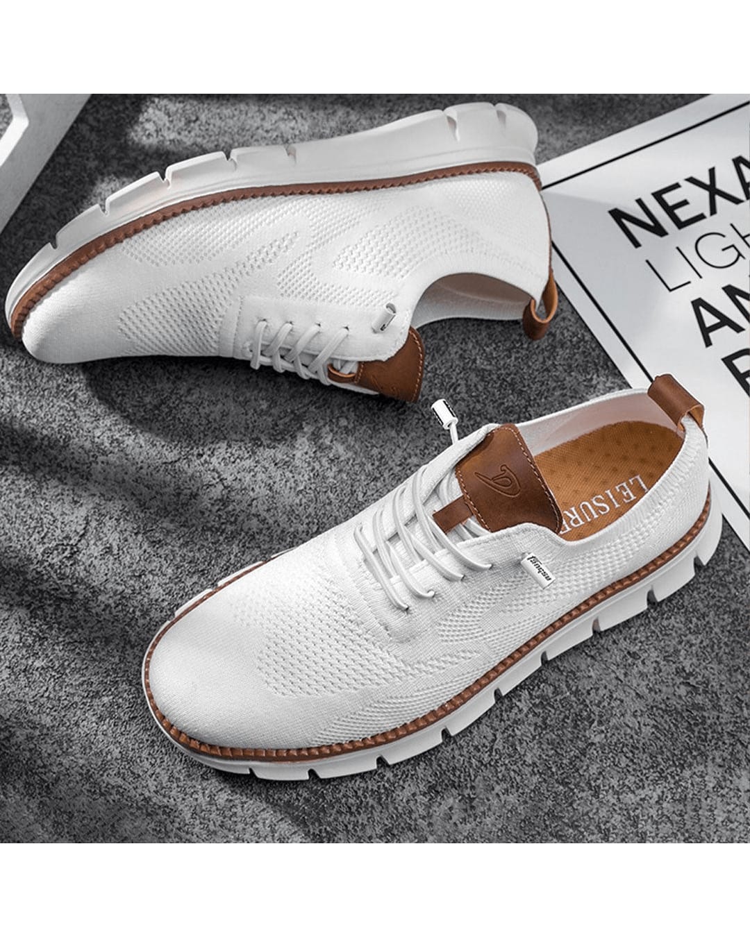 Dean Knit Mesh Lace Up Sneakers