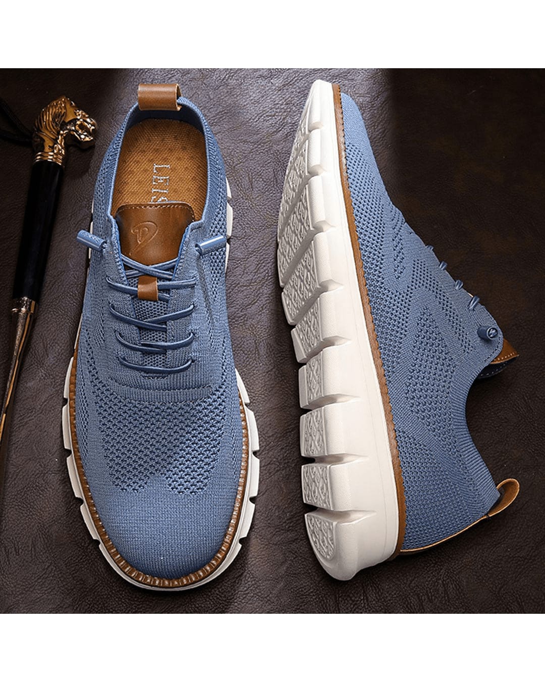 Dean Knit Mesh Lace Up Sneakers