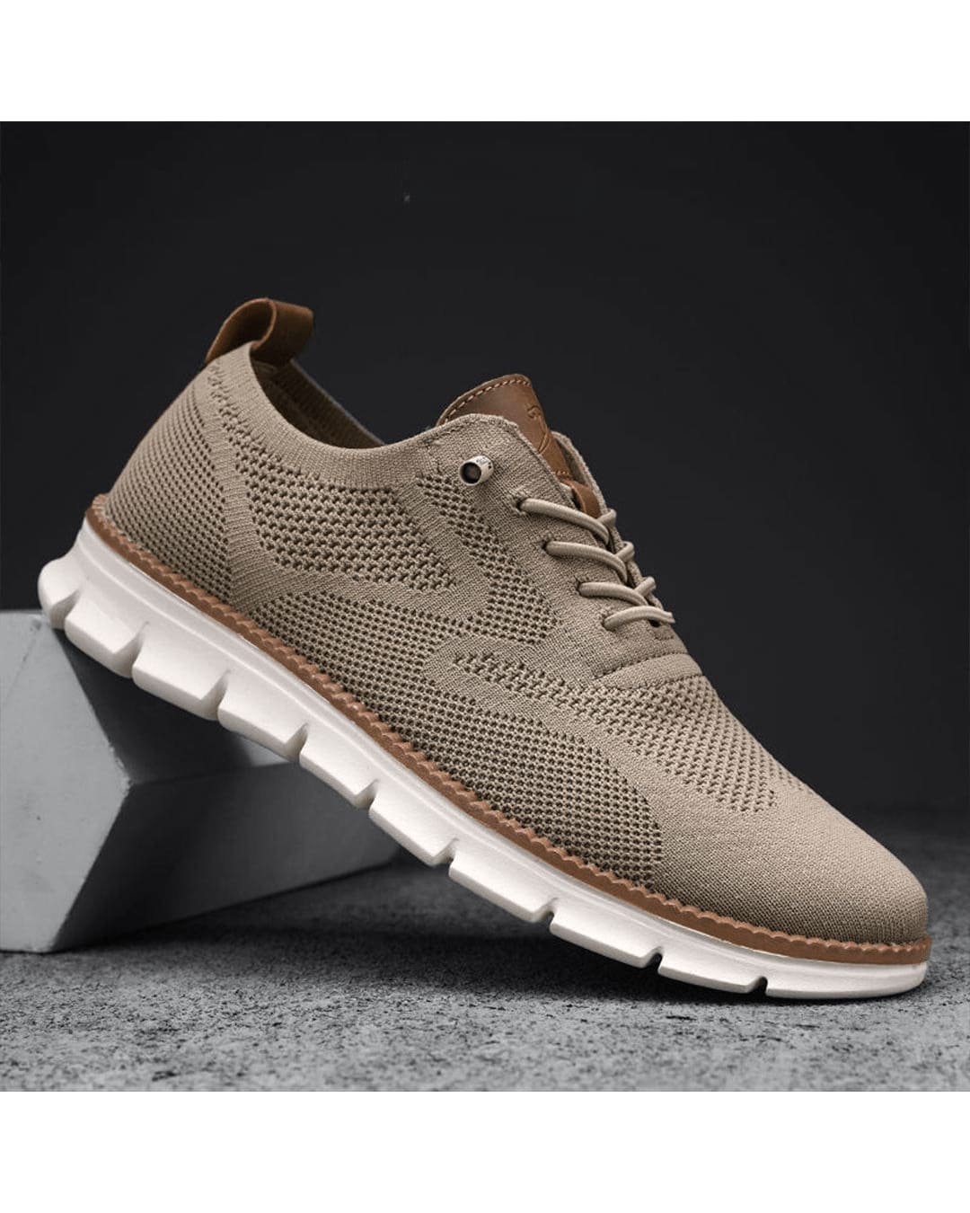 Dean Knit Mesh Lace Up Sneakers