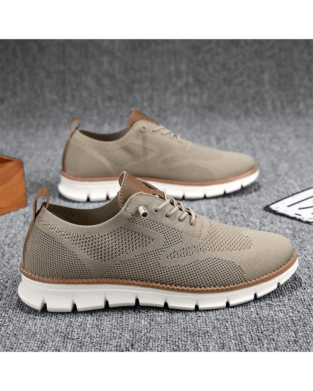 Dean Knit Mesh Lace Up Sneakers