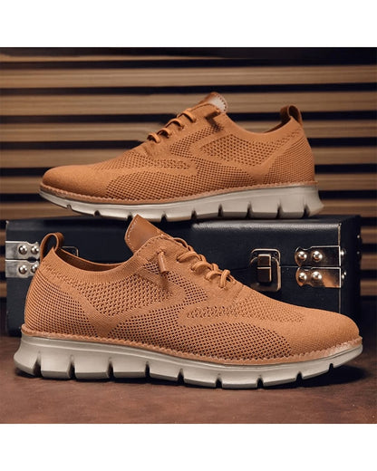 Dean Knit Mesh Lace Up Sneakers_8