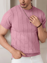 Monty Ribbed Knit Short Sleeve Top