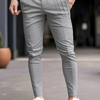 Obadiah Pleated Slim Fit Trousers