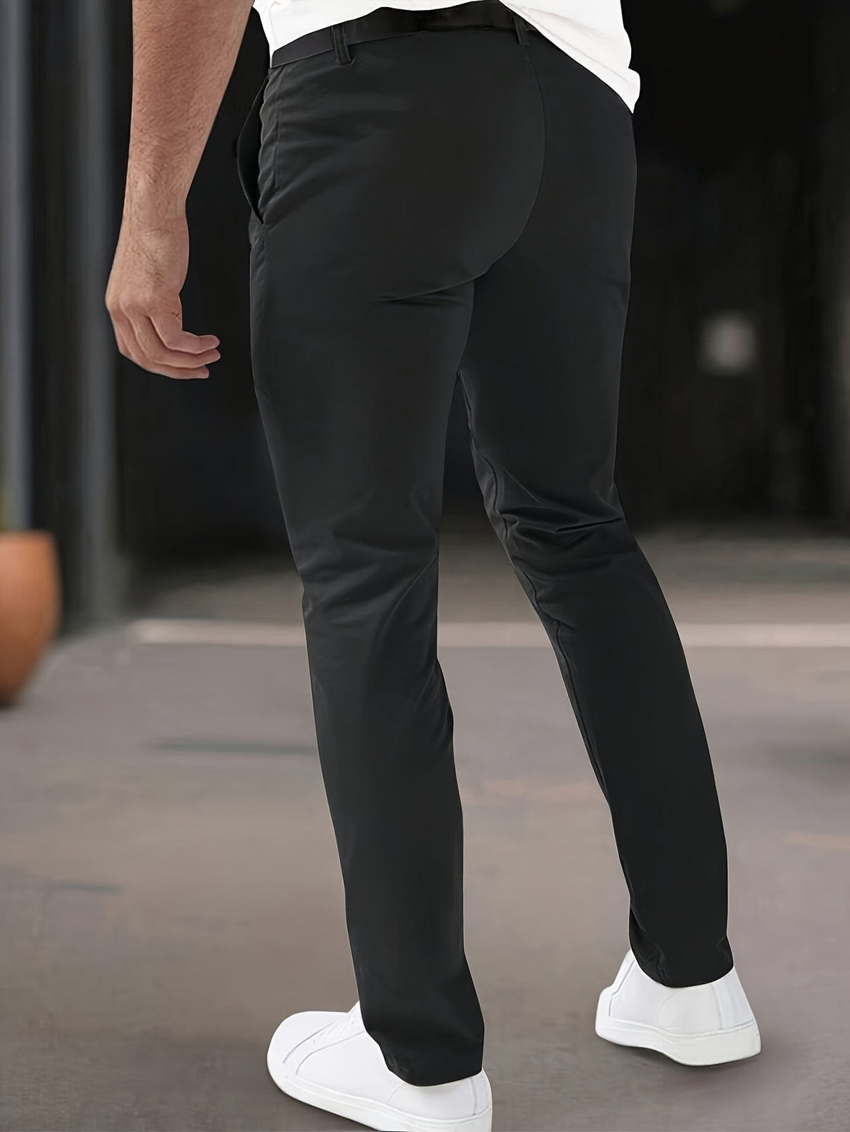 Obadiah Pleated Slim Fit Trousers