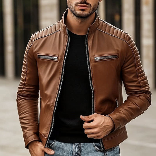 Ferris Faux Leather Biker Jacket_1