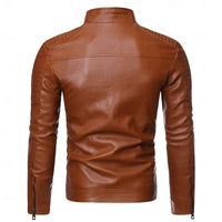 Ferris Faux Leather Biker Jacket