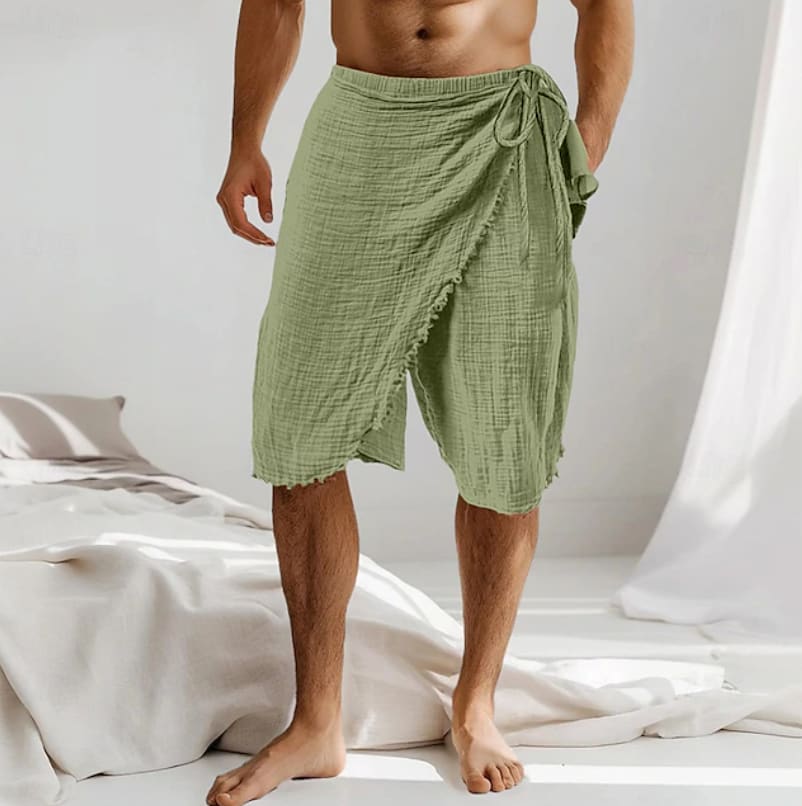 Caldwell Crinkle Gauze Wrap Sarong