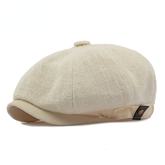 Coleman Open Weave Flat Cap_1