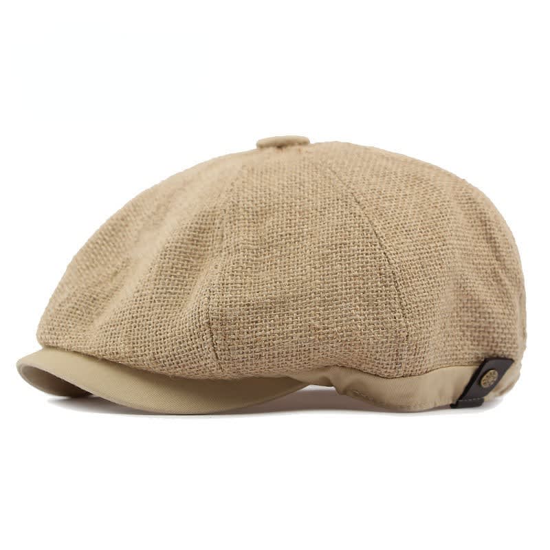 Coleman Open Weave Flat Cap