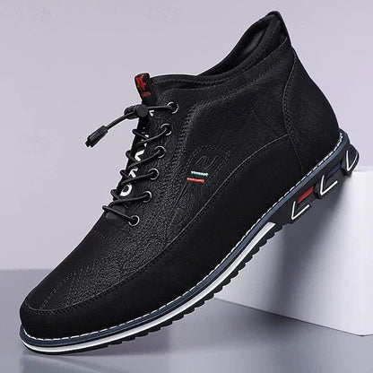 Wallace Leather Lace Up Sneakers_4