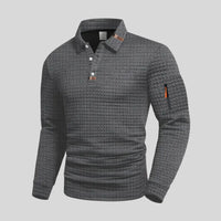 Jonas Zip Pocket Long Sleeve Polo