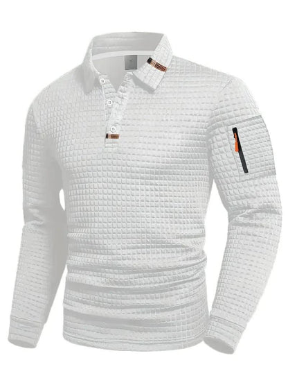 Jonas Zip Pocket Long Sleeve Polo_3
