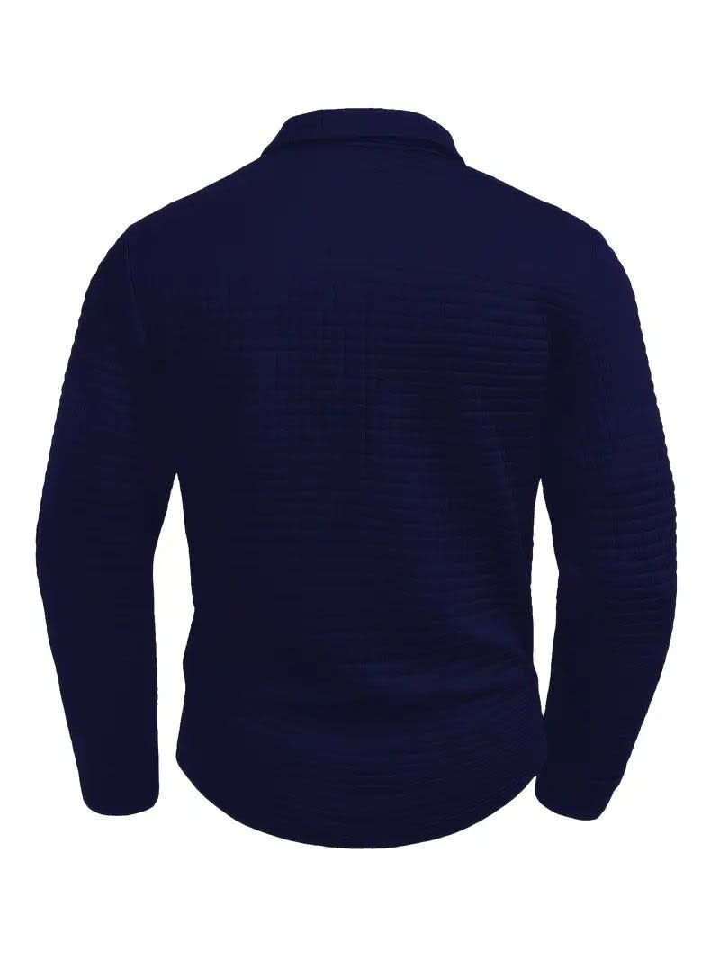 Jonas Zip Pocket Long Sleeve Polo
