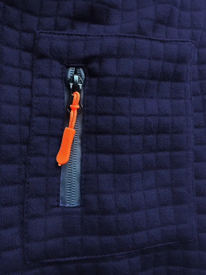 Jonas Zip Pocket Long Sleeve Polo