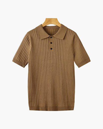Desmond Ribbed Knit Polo Shirt_10