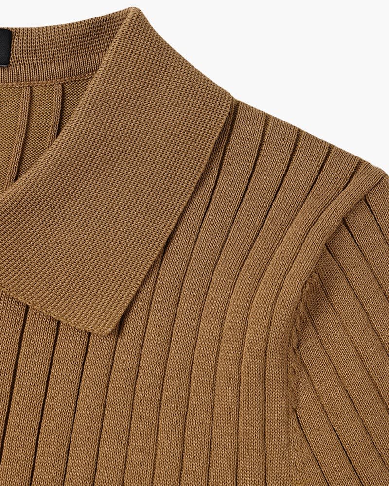 Desmond Ribbed Knit Polo Shirt_13