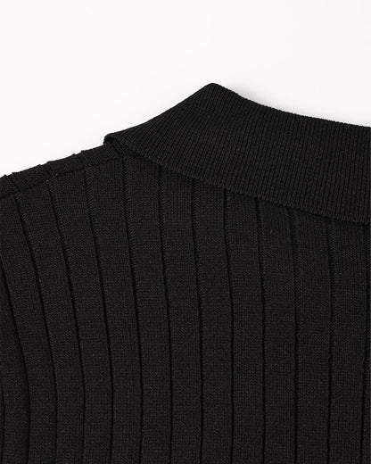 Desmond Ribbed Knit Polo Shirt_23
