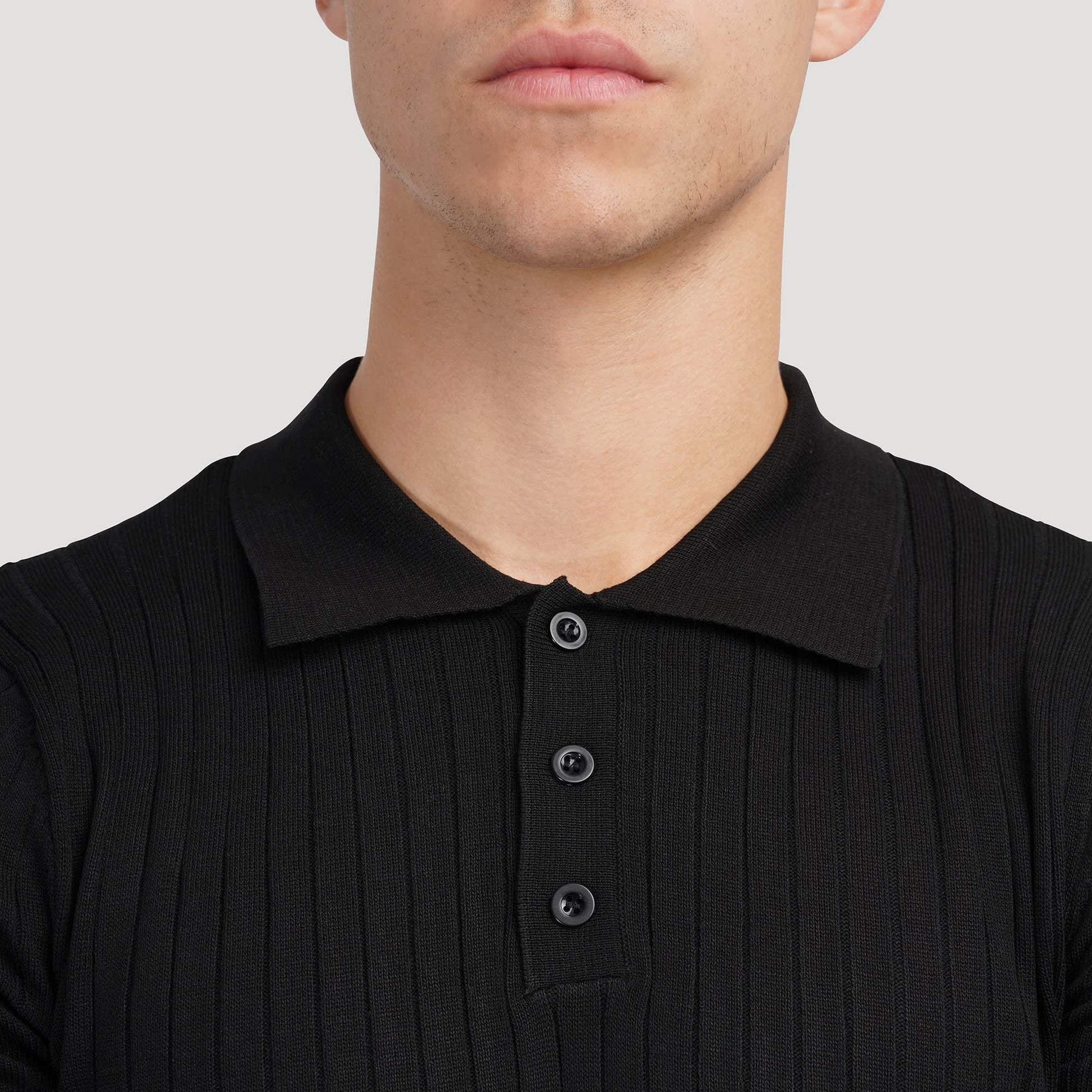 Desmond Ribbed Knit Polo Shirt_24