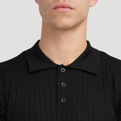 Desmond Ribbed Knit Polo Shirt_24