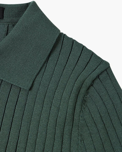 Desmond Ribbed Knit Polo Shirt_7