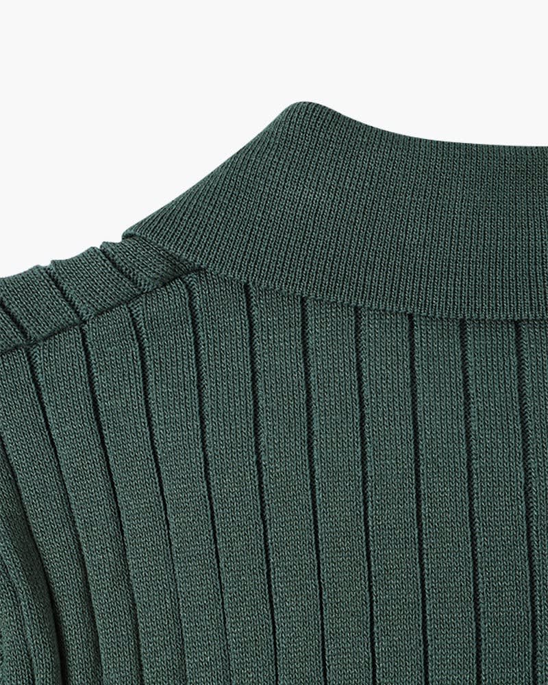 Desmond Ribbed Knit Polo Shirt_8
