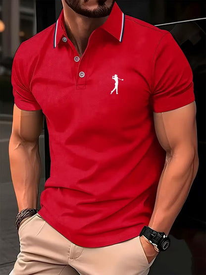 Henry Striped Collar Golf Polo_8