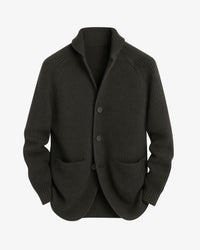 Conrad Ribbed Knit Button Front Cardigan