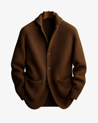 Conrad Ribbed Knit Button Front Cardigan