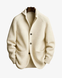 Conrad Ribbed Knit Button Front Cardigan