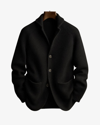 Conrad Ribbed Knit Button Front Cardigan_5