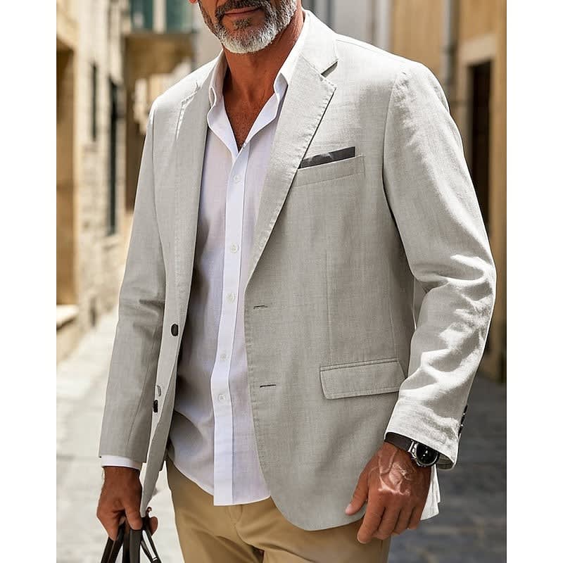 Fernando Flap Pocket Two Button Blazer