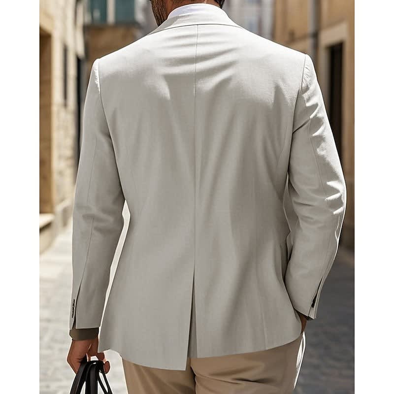 Fernando Flap Pocket Two Button Blazer