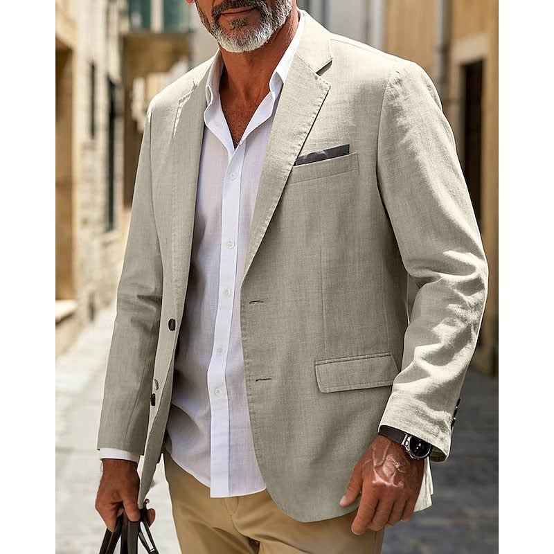 Fernando Flap Pocket Two Button Blazer