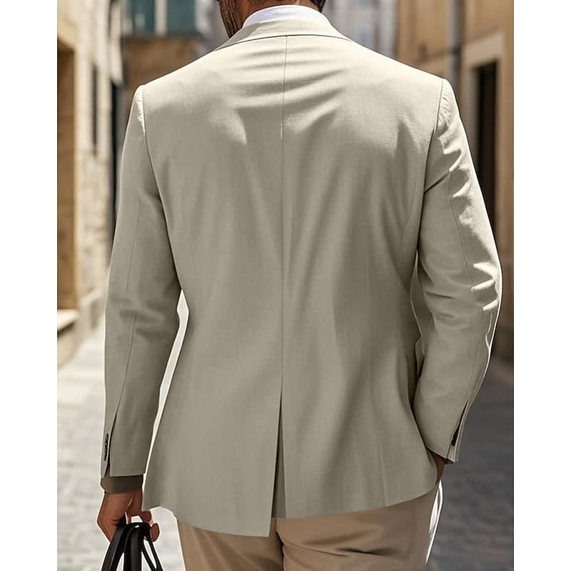 Fernando Flap Pocket Two Button Blazer