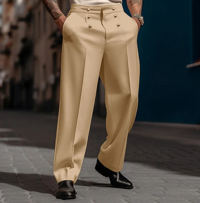 Cato Pleated High Waist Wide Leg Trousers_3