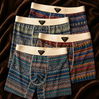 Adam Printed Long Leg Boxer Briefs Multipack