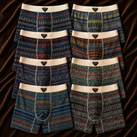 Adam Printed Long Leg Boxer Briefs Multipack