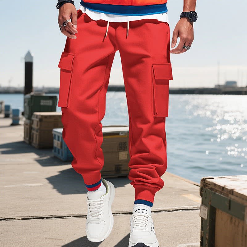 Ruskin Drawstring Cargo Joggers