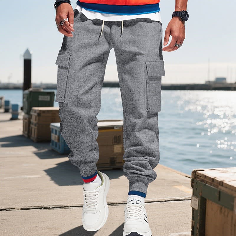 Ruskin Drawstring Cargo Joggers