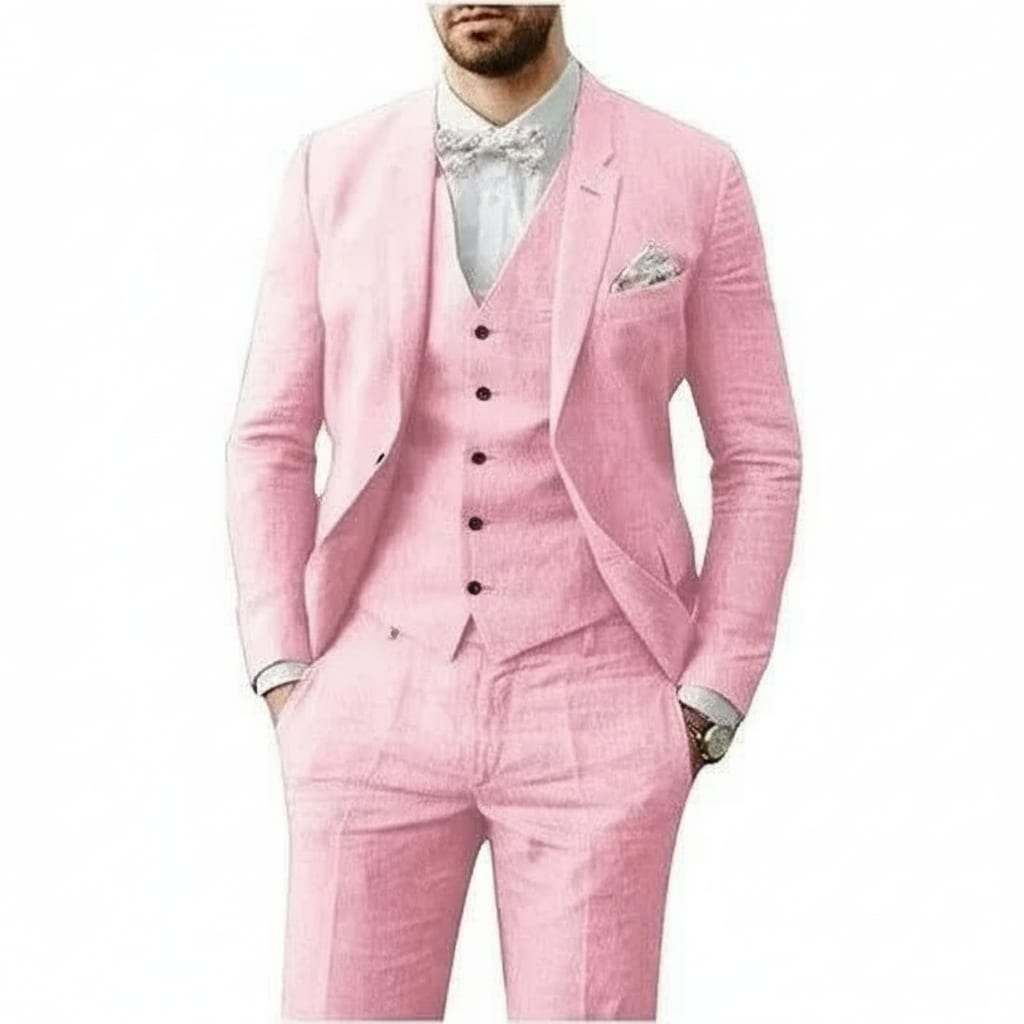Bolton Three Piece Wedding Suit_4